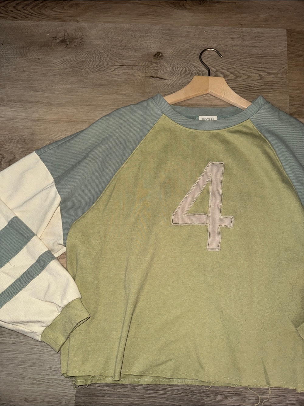 Roolee Long Sleeve Colorblock Number Tee - Picture 2 of 5